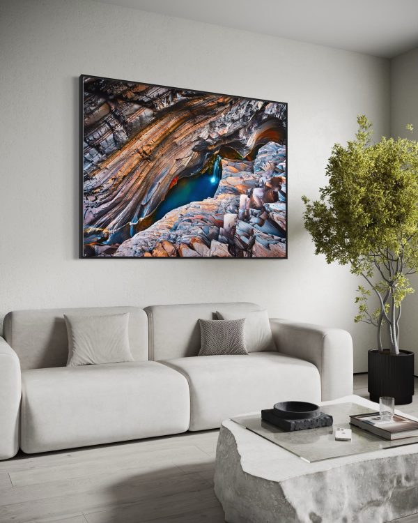 Karijini Eye, fine art print of Spa Pool in Hamersley Gorge, Karijini National Park, photographed by Scott Jon