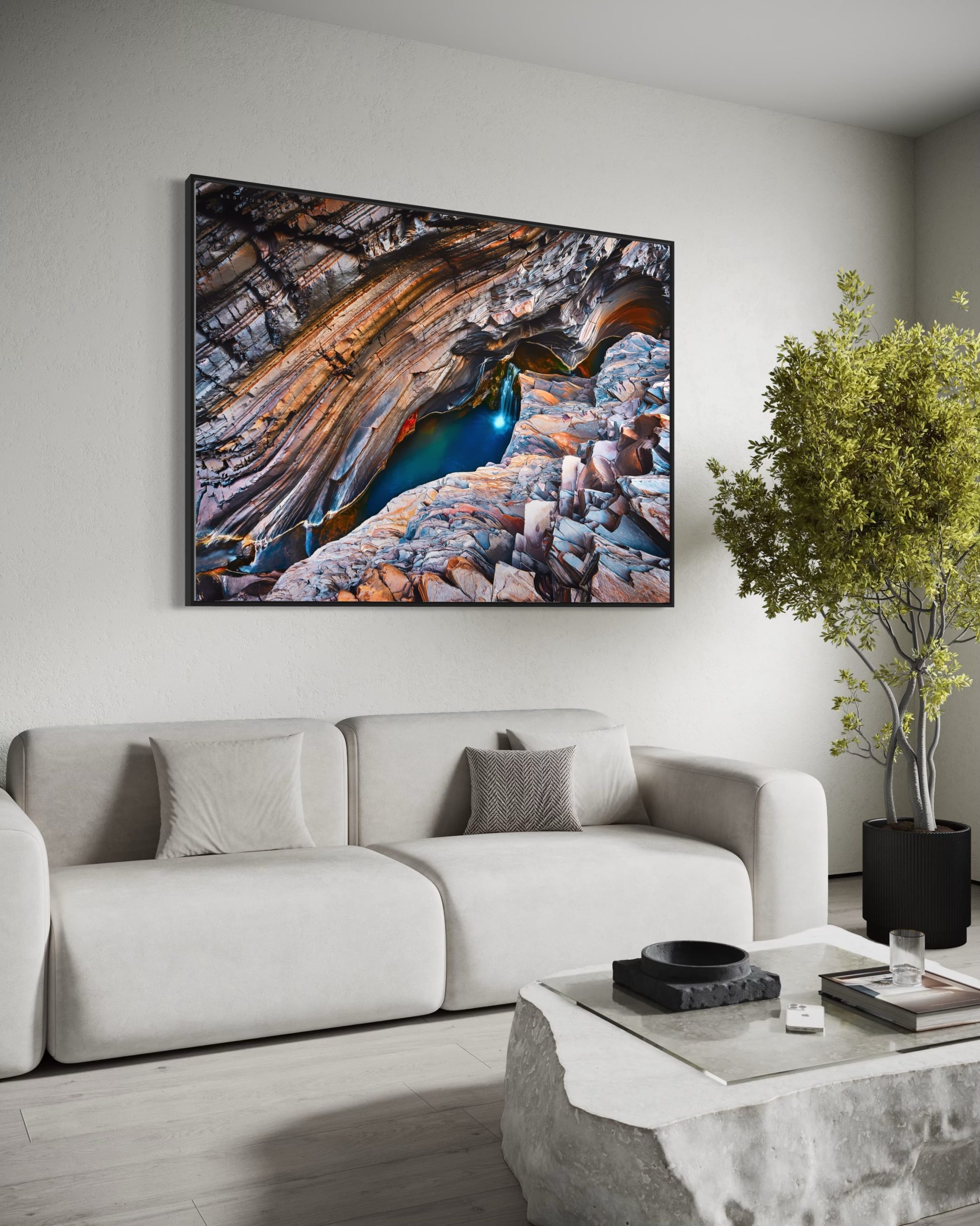 Karijini Eye, fine art print of Spa Pool in Hamersley Gorge, Karijini National Park, photographed by Scott Jon