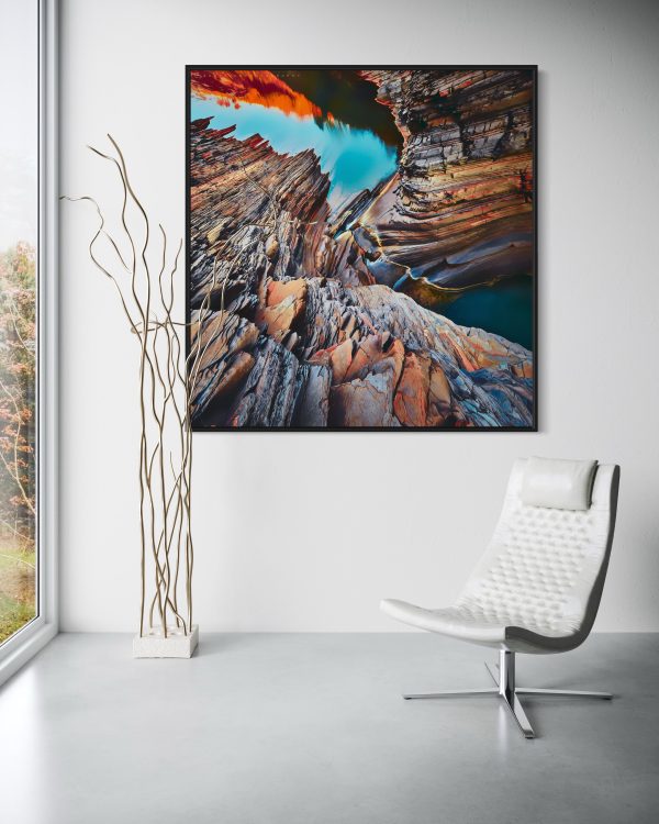 Karijini Twist, fine art print of Hamersley Gorge in Karijini National Park, photographed by Scott Jon